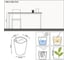 Кашпо Lechuza Mini Deltini Complete Белый 10xH13 см 14950 3