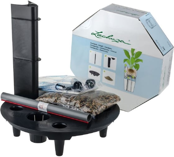 Дренажная система LECHUZA Irrigation set Classico 60, цвет черный 19839