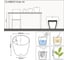 Кашпо LECHUZA Color Classico Complete 43x40 см, серое 13244 5
