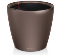 Кашпо LECHUZA Classico LS Complete 21x20 см, кофе металлик 16021