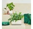 Кашпо LECHUZA Plant Bag Yula Complete 38x17xH33 см, белое/серое 13861 9