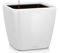 Кашпо LECHUZA Quadro LS Complete 50x50xH47 см, белый блестящий 16280