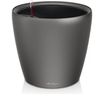 Кашпо LECHUZA Classico LS Complete D43xH40 см, антрацитовый металлик 16083