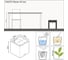 Кашпо LECHUZA Canto Square Complete 40х40хН40 см, светло-бежевое 13721 3