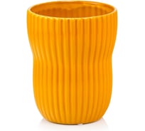 Кашпо SCHEURICH керамика Barcelona d13 см, h16 см, горчичный 071598