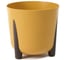 Кашпо на ножках LAMELA Sp.z o. 209 FRIDA ECO d21 см, h20 см, 5 л, горчичный 071098 1