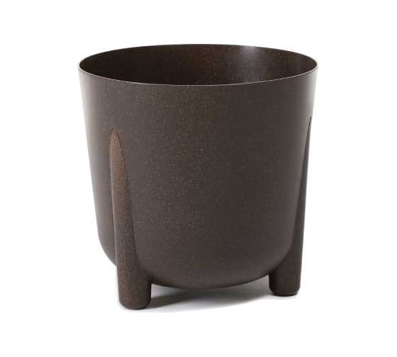 Кашпо на ножках LAMELA Sp.z o. 214 FRIDA ECO coffee d18 см, h18 см, 3 л, кофе espresso 071096