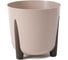 Кашпо на ножках LAMELA Sp.z o. 215 FRIDA ECO coffee d21 см, h20 см, 5 л, кофе latte 071107 1