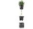 Кашпо LECHUZA Cube Glossy Complete 17x17xH16 см, белый блестящий 13520 4