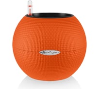 Кашпо LECHUZA Puro Color Complete, оранжевое 13374