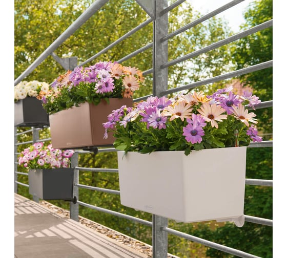 Кашпо Lechuza BALCONERA Color 50 коралловое, 50х19х19 см, 8 л 15704