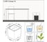 Кашпо LECHUZA CUBE Cottage 30 светло-серое 15357 3