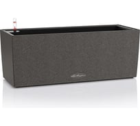 Кашпо LECHUZA Balconera Stone Complete50 графитовый черный 15652
