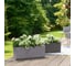 Кашпо LECHUZA Balconera Stone Complete50 графитовый черный 15652 5