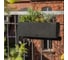Кашпо LECHUZA Balconera Stone Complete50 графитовый черный 15652 6