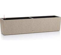 Кашпо LECHUZA Balconera Stone Complete80, светло-бежевое 15661