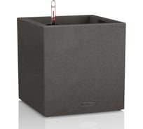 Кашпо LECHUZA Canto Complete 30x30xH30 см, графитовый черный 13702