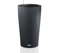 Кашпо LECHUZA Cilindro Color Complete D23хН41 см, серое 13943