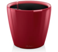 Кашпо LECHUZA Classico LS Complete D36xH32.5 см, ярко-красный блестящий 16067