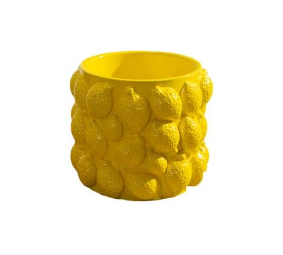 Кашпо SCHEURICH керамика Easy Lemon gelb d145мм h12см лимоны 072518