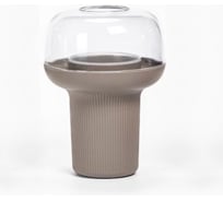 Кашпо SCHEURICH Humidarium пластик, d19, h20 см, 700 мл, серо-коричневое 072452