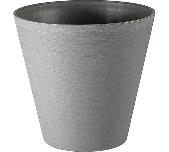 Горшок Teraplast RE-POT Hoop Round Self Watering диам. 16 см, высота 15 см, серый 33703016241 1