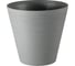 Горшок Teraplast RE-POT Hoop Round Self Watering диам. 25 см, высота 23.5 см, серый 33703025241 1