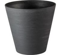 Горшок Teraplast RE-POT Hoop Round Self Watering диам. 30 см, высота 28 см, черный 33703030238