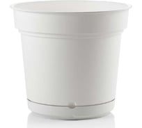 Кашпо с поддоном Teraplast HYDRAL диам. 48 см, высота 43 см, белый 28107048022
