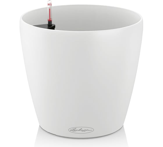 Кашпо Lechuza Color Classico Complete D35xH32 см, белое 13210