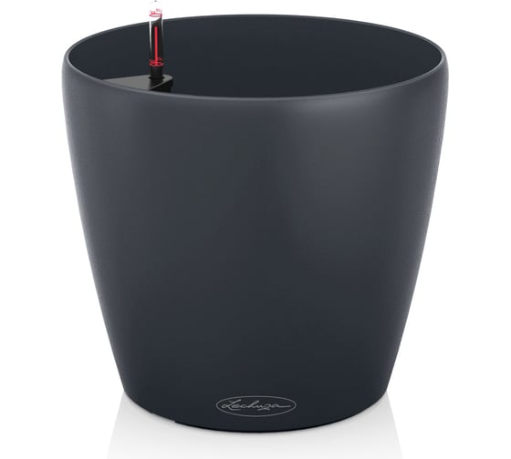 Кашпо Lechuza Color Classico Complete D35xH32 см, серое 13224