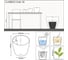 Кашпо Lechuza Color Classico Complete D35xH32 см, серое 13224 2