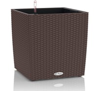Кашпо Lechuza Cube Cottage Complete 30x30xH30 см, мокка 15375