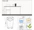 Кашпо LECHUZA Maxi Cubico Complete 14x14xH26 см, белый блестящий 18050 2