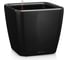 Кашпо LECHUZA Quadro LS Complete 35x35xH33 см, черный блестящий 16169 1