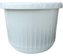 Цветочный горшок Каменскволокно 11.5 л, белый мрамор 00000036921