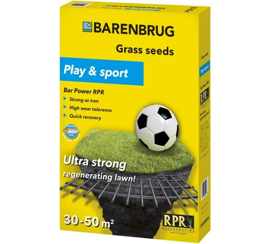 Газон Barenbrug Bar Power RPR Регенерирующий Ультра 1 кг 1040100008367