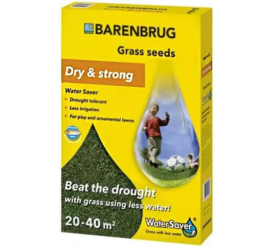 Газон Barenbrug WaterSaver Засухоустойчивый Ультра 1 кг 1030100008366 1