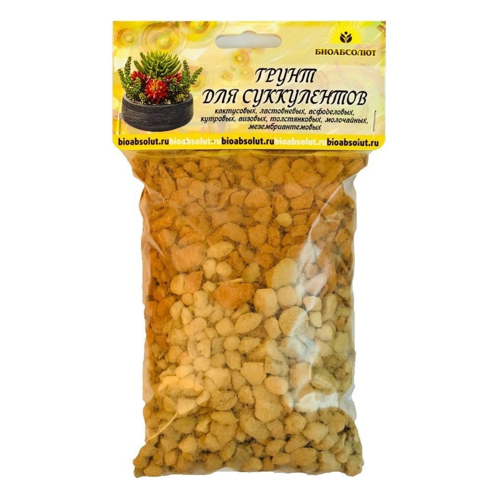 Грунт для суккулентов БИОАБСОЛЮТ минеральная смесь + минеральное ...