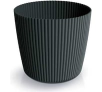 Кашпо Prosperplast DMI150 446U Milly Round d146мм h13см 1700мл серый 072469