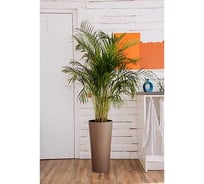 Кашпо для цветов BERG MOLD АТТИКА 28л, с вкладышем, капучино, d30см, h58см 071487