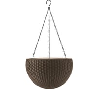 Подвесное кашпо Keter Rattan Style Hanging Мокко 17199246МК