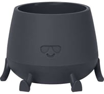 Кашпо bmc КШ 1851 Мистер Крутой Антрацит, 11х9 см, 600мл 072621