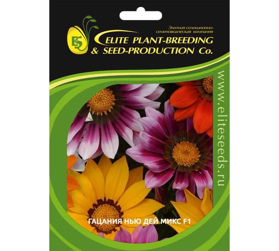 Гацания ELITE PLANT-BREEDING & SEED PRODUCTION Co. Нью Дей МИКС F1 30 шт ЭС мини 1999943231 1