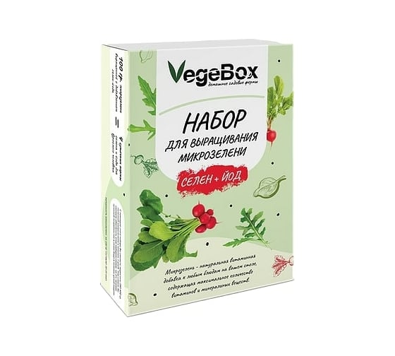 Набор для выращивания микрозелени Vegebox Пшеница НМ-6 1