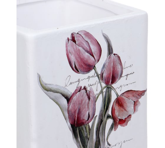Кашпо Inbloom Цветы 10х9см, керамика 164-358