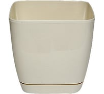 Кашпо с поддоном FormPlastic Toscana 0736-001 11 л, кремовое 049614