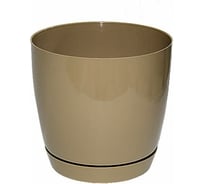 Кашпо с поддоном FormPlastic Toscana 0740-002 0.8 л, кофе 028774