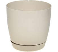 Кашпо с поддоном FormPlastic Toscana 0746-001 9 л, кремовое 049604