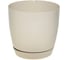 Кашпо с поддоном FormPlastic Toscana 0746-001 9 л, кремовое 049604 1